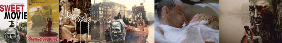 A selection from small size bad quality p[ictures related to "Sweet Movie" of Makajevev that can be found on-line