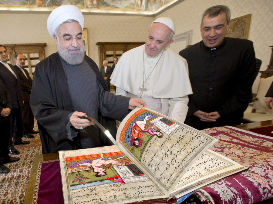 HassanRouhaniPopePersianMiniatures